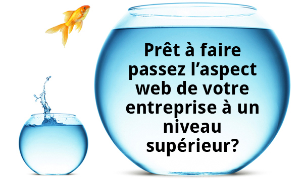 Prêt à faire passez l’aspect web de votre entreprise à un niveau supérieur?